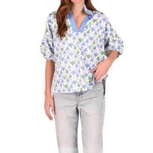 NEW EMILY MCCARTHY poppy top in maiden trellis